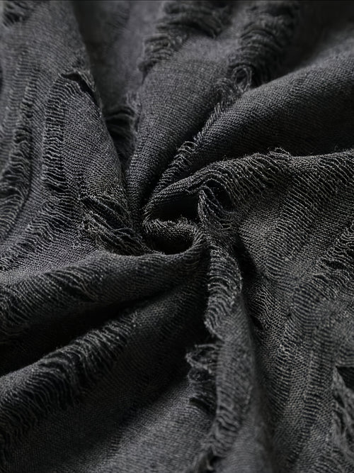 Distressed Jacquard Tank Top